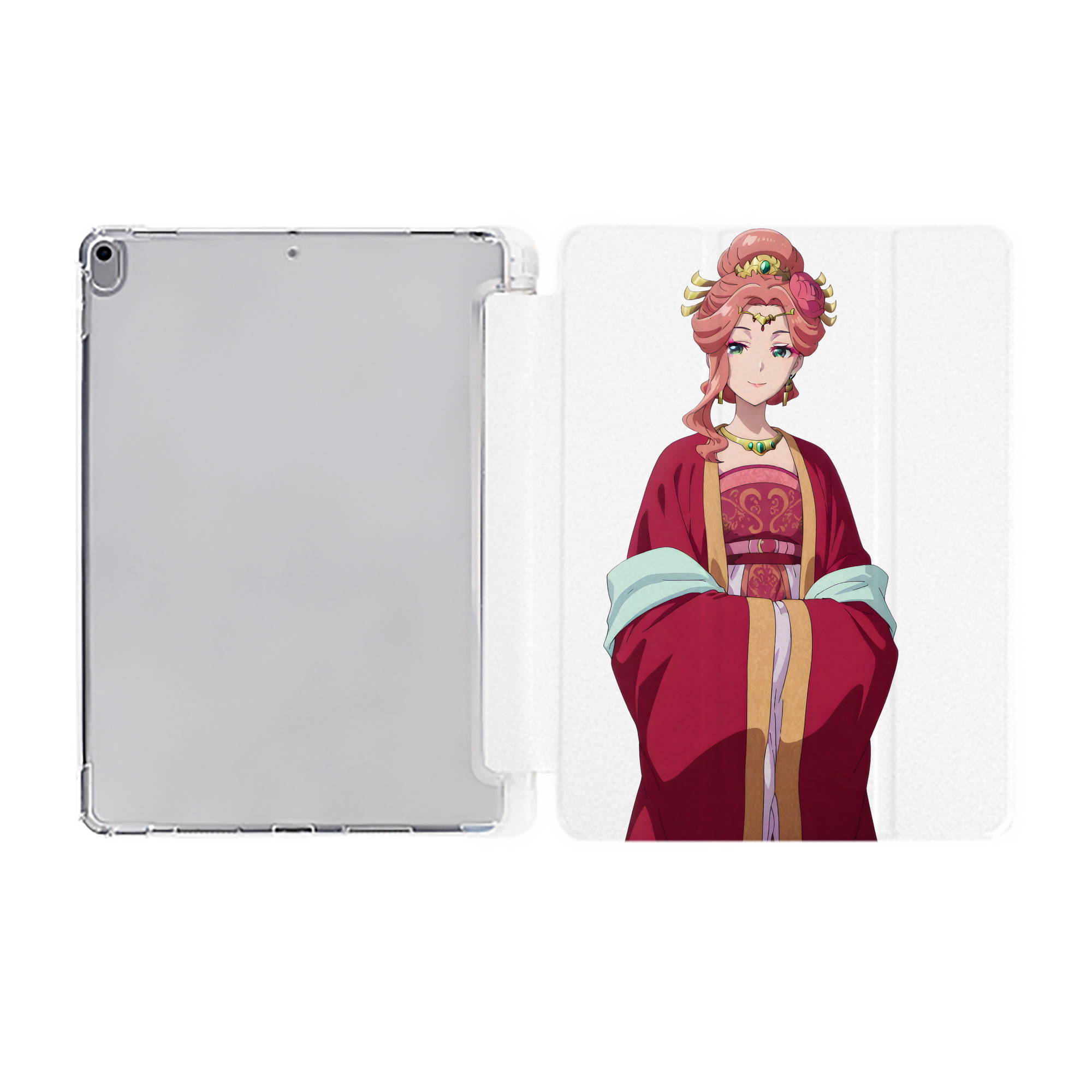 （画像用） 薬屋のひとりごと The Apothecary Diaries IPad ケース ペン収納付き 三つ折りスタンド PUレザー×シリコン 対応機種9.5/10.5/10.9インチ